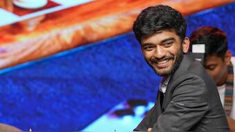 Newly-crowned world champion D Gukesh at a felicitation event in Bengaluru on Sunday, 5 January. PTI