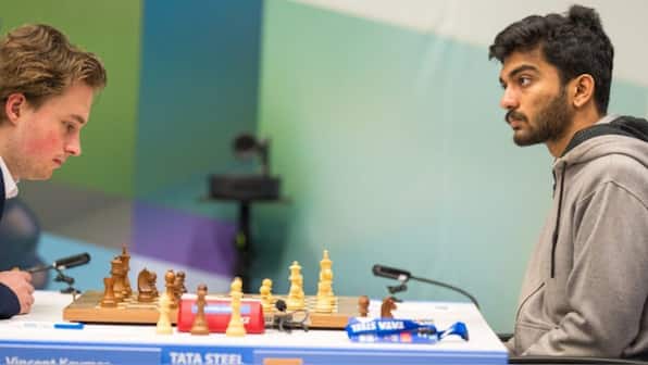 D Gukesh returns to winning ways at Tata Steel Chess after beating member of his World Championship-winning team