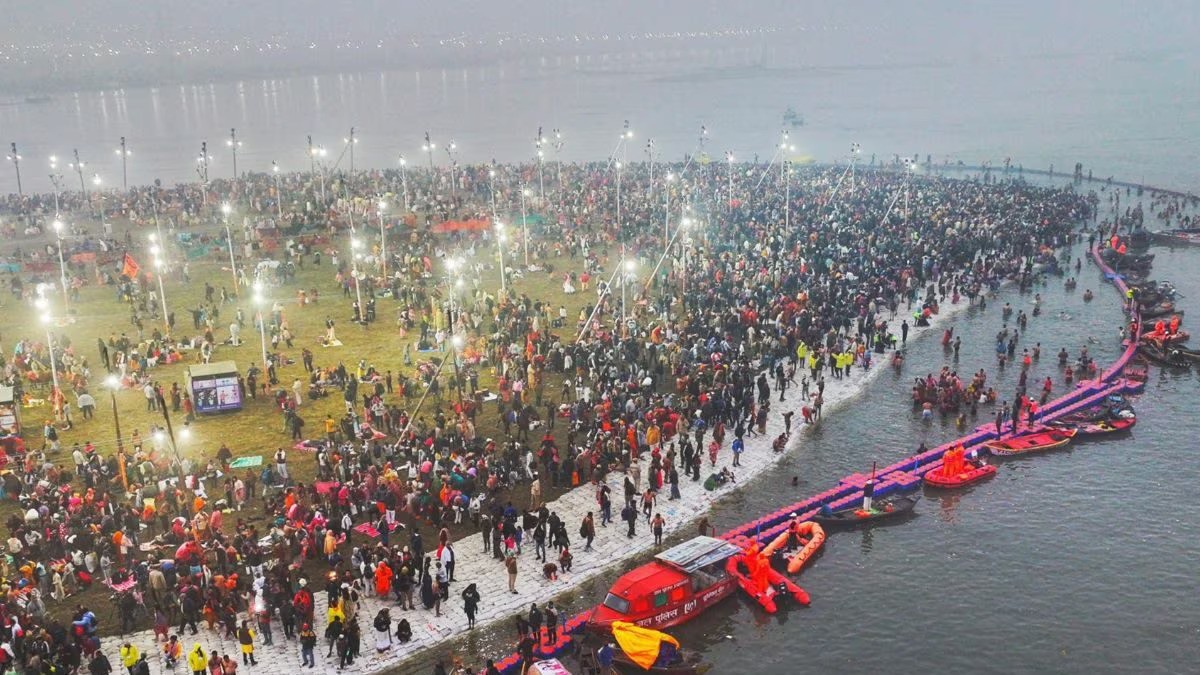 The journey to 'Viksit Bharat', goes through India's dharmic, civilistional path. Image source: @PIB_India via PTI The journey to 'Viksit Bharat', goes through India's dharmic, civilistional path. Image source: @PIB_India via PTI