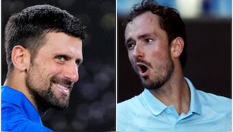 Novak Djokovic echoed Daniil Medvedev's statement on future generation of tennis players. AP / Reuters 