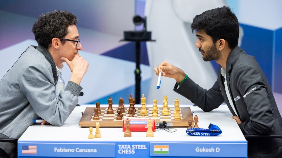 Tata Steel Chess 2025: Gukesh, Caruana play out comfortable draw; Praggnanandhaa moves to top after beating Arjun