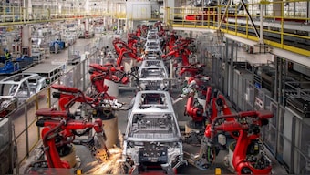 UK car manufacturing has dropped for the 12th consecutive month. Representational image. Reuters
