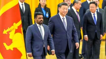 In this photo, Sri Lankan President Anura Kumara Dissanayake is seen with Chinese leader Xi Jinping during the former's state visit to China in January 2025. (Photo: X/Anura Kumara Dissanayake)
