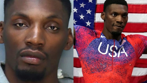 Olympic medallist Fred Kerley's violent arrest video reignites questions about policing of black men in USA