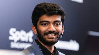D Gukesh says that he looks up to the likes of Magnus Carlsen and Hikaru Nakamura as inspiration to keep working hard. Image credit: FIDE media 