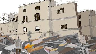 The  7.0 magnitude quake rocked Haiti in 2010 is one of the most devastating in recent history. Illustration: Santanu Kumar Santan
