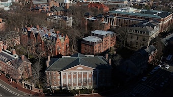 Harvard University in Cambridge, Massachusetts, US, December 12, 2023. File Image/Reuters