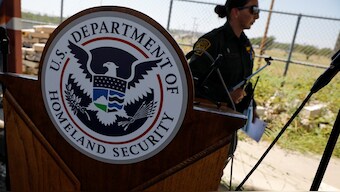 The seal of the U.S. Department of Homeland Security. Reuters