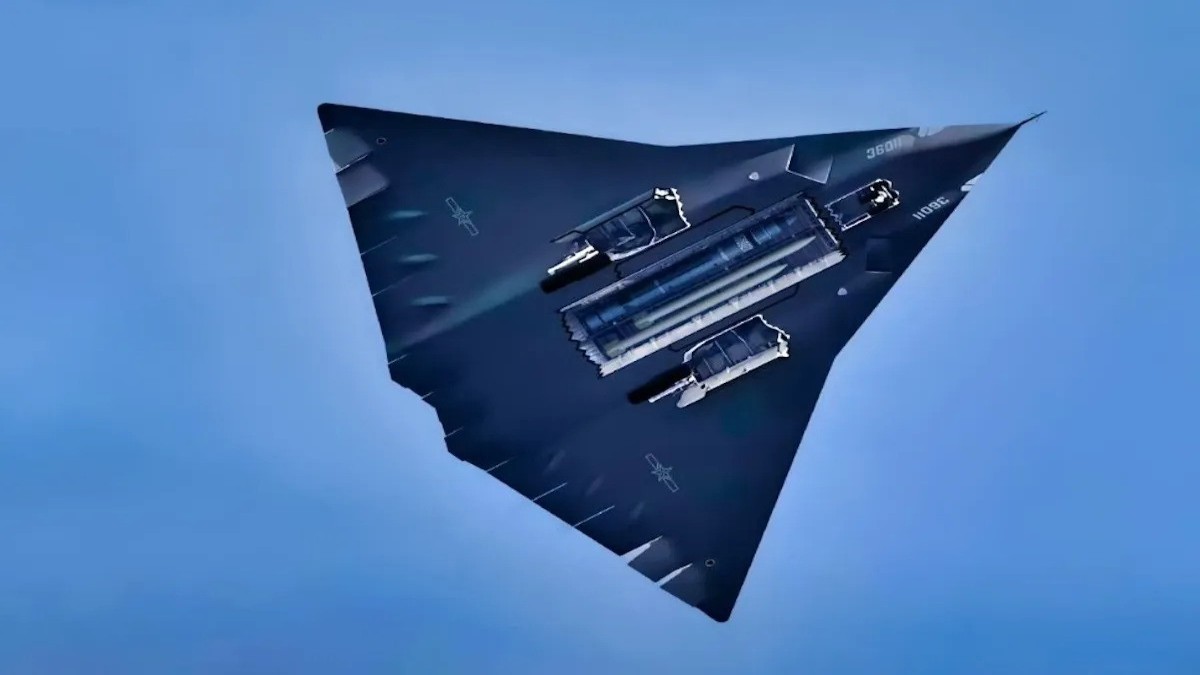 Sixth-generation aircraft are meant to have broad-spectrum stealth, which refers to the ability to minimise radar detectability across a wide range of frequencies in the electromagnetic spectrum. Image: Chinese Social Media Sixth-generation aircraft are meant to have broad-spectrum stealth, which refers to the ability to minimise radar detectability across a wide range of frequencies in the electromagnetic spectrum. Image: Chinese Social Media