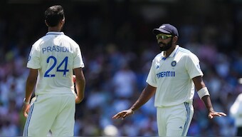 Jasprit Bumrah was forced to undergo scans in Sydney on Saturday due to back spasm. Image: AP
