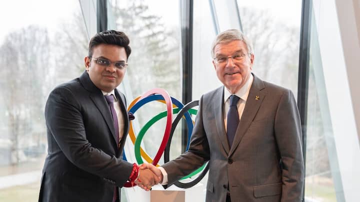 Jay Shah meets IOC president in Lausanne as push for cricket in Olympics beyond 2028 continues