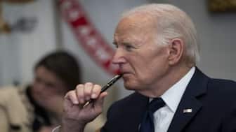 The book Original Sin: President Biden’s Decline, Its Cover-Up and His Disastrous Choice to Run Again' exposed how closely White House aides worked to conceal his deterioration from the public. File image/AP