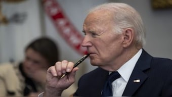 The book Original Sin: President Biden’s Decline, Its Cover-Up and His Disastrous Choice to Run Again' exposed how closely White House aides worked to conceal his deterioration from the public. File image/AP