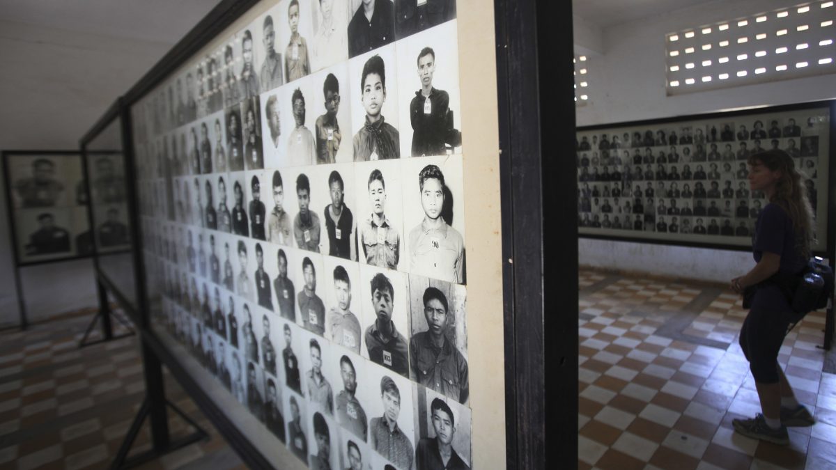 A tourist visits the Tuol Sleng Genocide Museum, also known as the notorious security prison S-21, in Phnom Penh. Reuters A tourist visits the Tuol Sleng Genocide Museum, also known as the notorious security prison S-21, in Phnom Penh. Reuters