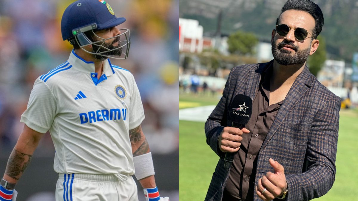 Irfan Pathan has questioned consistent low returns from Virat Kohli in Test cricket over the last five years. Image: AP/Irfan Pathan on X
Irfan Pathan has questioned consistent low returns from Virat Kohli in Test cricket over the last five years. Image: AP/Irfan Pathan on X