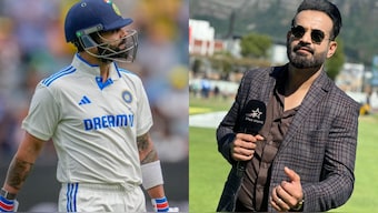 Irfan Pathan has questioned consistent low returns from Virat Kohli in Test cricket over the last five years. Image: AP/Irfan Pathan on X 
