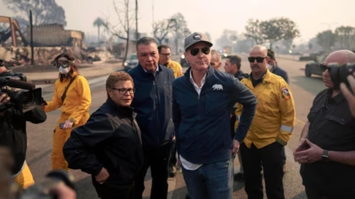 LA fires: Mayor faces flak for foreign tour as Biden, Harris cancel their trips over devastating blazes