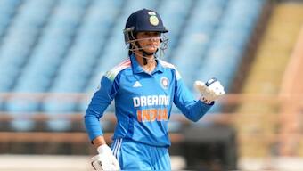 Smriti Mandhana scored a 70-ball century for India as they powered to a dominant win over Ireland in the third women's ODI. Image: X / @BCCIWomen 