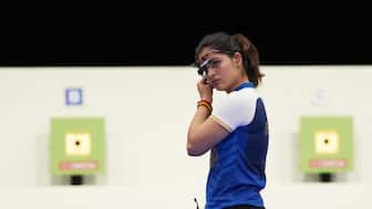 Manu Bhaker was initially snubbed from the Khel Ratna award nominees' list by the Sports Ministry. Reuters 