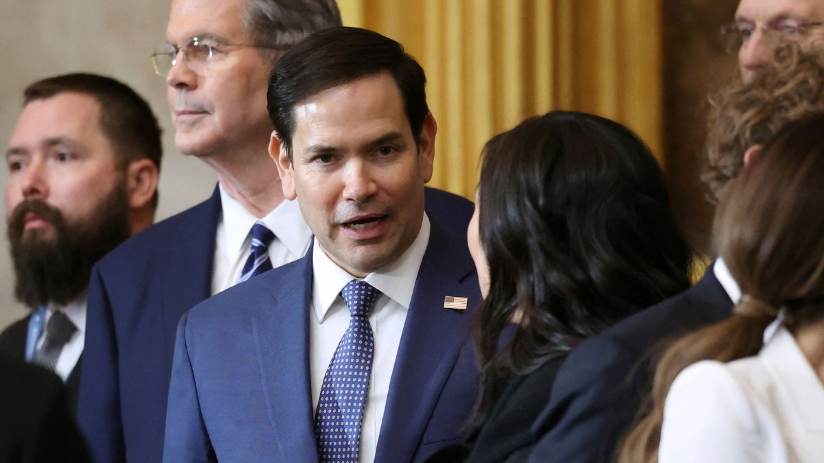 US Senator Marco Rubio (R-FL), US President-elect Donald Trump's nominee to be US Secretary of State, arrives ahead of the presidential Inauguration of Donald Trump at the Rotunda of the US Capitol in Washington, US, January 20, 2025. File Image/Reuters US Senator Marco Rubio (R-FL), US President-elect Donald Trump's nominee to be US Secretary of State, arrives ahead of the presidential Inauguration of Donald Trump at the Rotunda of the US Capitol in Washington, US, January 20, 2025. File Image/Reuters