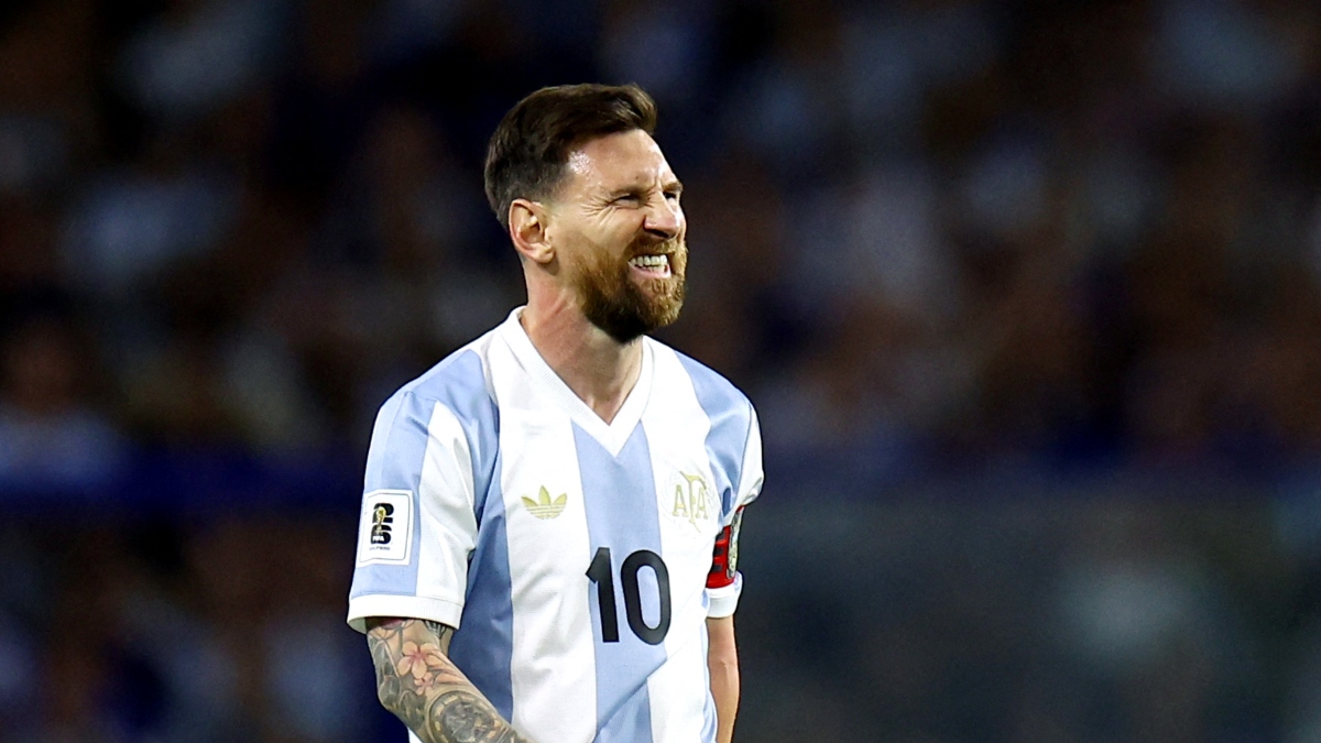 Lionel Messi's visit to India has come under the cloud over various issues. Image: Reuters Lionel Messi's visit to India has come under the cloud over various issues. Image: Reuters