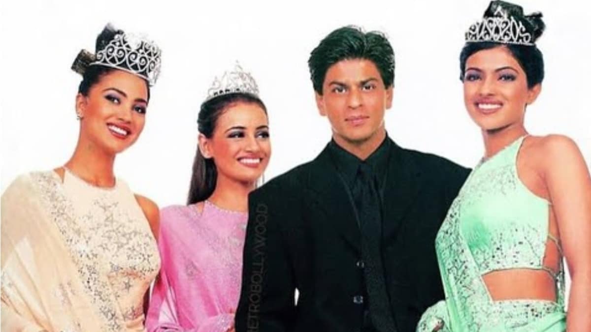 Dia Mirza shares rare pics from her Miss India pageant days posing alongside Shah Rukh Khan, Priyanka Chopra & Lara Dutta: 'What a moment of wonderment for a...'