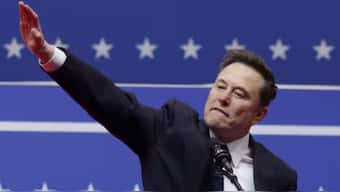 Elon Musk performs the controversial 'Nazi salute' at President Donald Trump inauguration ceremony. Reuters