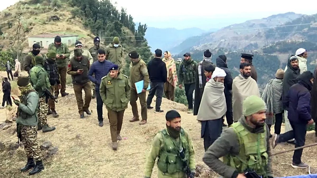 Army personnel deploy in Badhaal village to provide essential supplies, including food, water, and shelter, to the residents after the 16 deaths due to a mysterious illness, in Rajouri, Jammu and Kashmir. Source: ANI. Army personnel deploy in Badhaal village to provide essential supplies, including food, water, and shelter, to the residents after the 16 deaths due to a mysterious illness, in Rajouri, Jammu and Kashmir. Source: ANI.