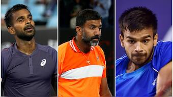Sumit Nagal, Rohan Bopanna and Yuki Bhambri have all crashed out of the Australian Open in their respective categories. Image: AP/Reuters/PTI 