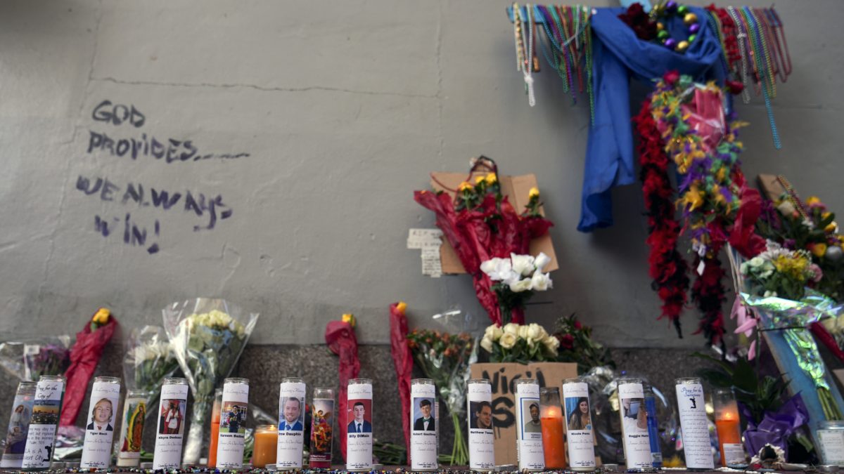 A memorial for the victims of a deadly truck attack on New Year's Day stands on the sidewalk in the French Quarter of New Orleans. AP A memorial for the victims of a deadly truck attack on New Year's Day stands on the sidewalk in the French Quarter of New Orleans. AP