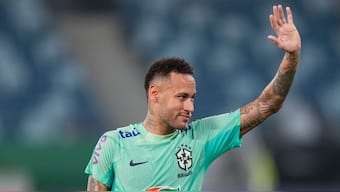 Neymar scored his only goal for Al Hilal during an AFC Champions League match against Iranian club Nassaji Mazandaran. AP