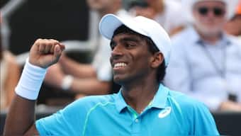 Nishesh Basavareddy will take on Novak Djokovic in the first round of the 2025 Australian Ooen on Monday. Image: X / @atptour