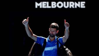 Novak Djokovic could miss two months of tennis action after getting injured at Aus Open 2025. Image: Reuters