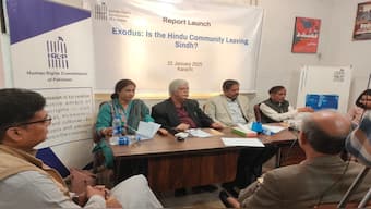 The study reveals that many Hindu families are migrating due to not only faith-based violence but also economic hardships and climate change. Image Courtesy: @HRCP87