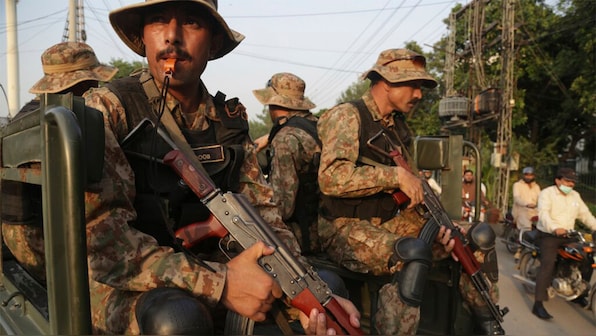 Car suicide attack in Pakistan: 5 soldiers killed, military says all 16 Bannu Cantt attackers eliminated