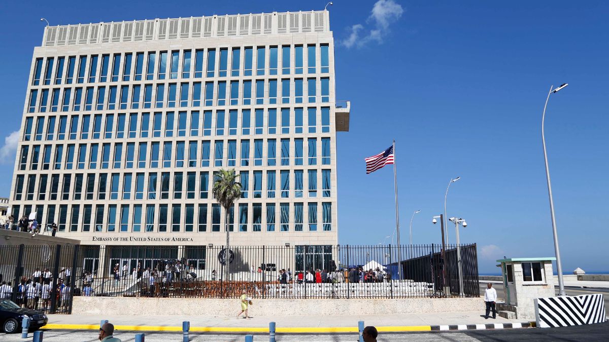 The U.S. embassy is pictured in Havana, Cuba. File Image/ AP The U.S. embassy is pictured in Havana, Cuba. File Image/ AP