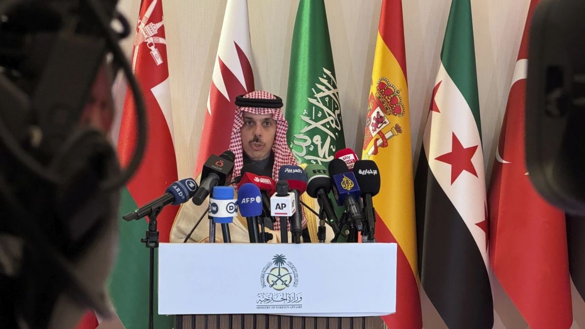 Saudi Arabia urges lifting of sanctions at talks with regional, EU diplomats