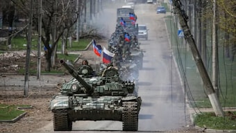 Russian tanks moving during the war on Ukraine. (Photo: Reuters)