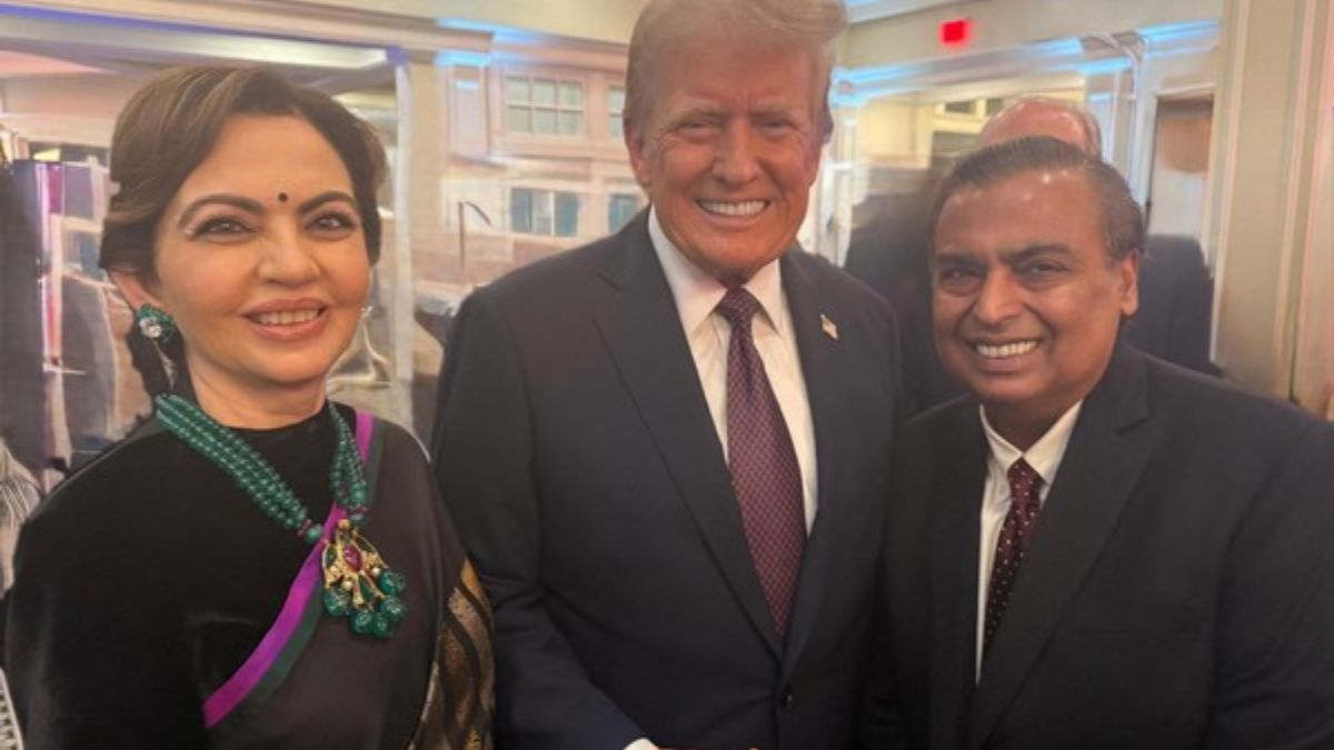 Mukesh Ambani, wife Nita meet President-elect Donald Trump before swearing-in ceremony Mukesh Ambani, wife Nita meet President-elect Donald Trump before swearing-in ceremony