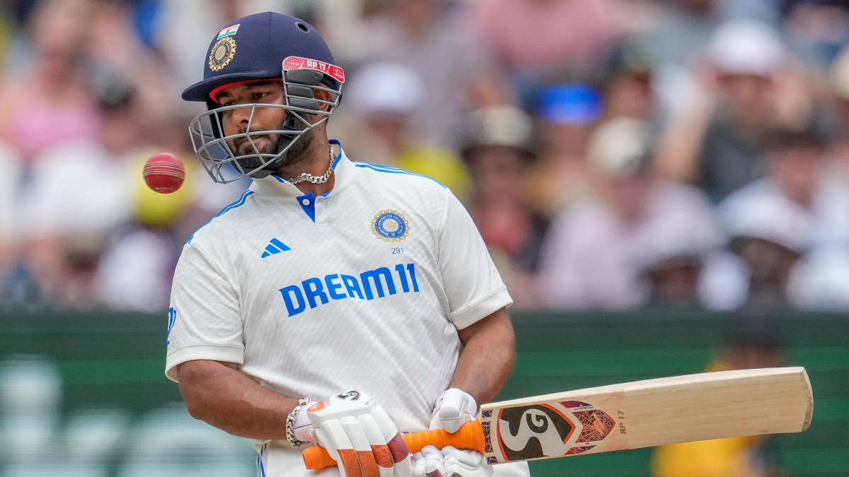Rishabh Pant showed a lot more restraint than he did in the fourth Test against Australia in Melbourne as he top-scored for the Indian team with a hard-fought 40 off 98 balls. AP Rishabh Pant showed a lot more restraint than he did in the fourth Test against Australia in Melbourne as he top-scored for the Indian team with a hard-fought 40 off 98 balls. AP