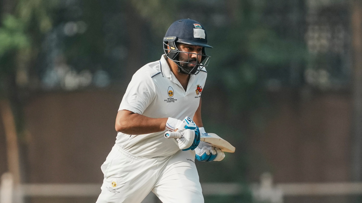 India captain Rohit Sharma bats during Mumbai's Ranji Trophy fixture against Jammu and Kashmir in Mumbai. PTI India captain Rohit Sharma bats during Mumbai's Ranji Trophy fixture against Jammu and Kashmir in Mumbai. PTI