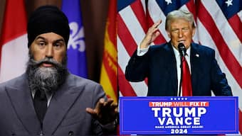 Canadian MP Jagmeet Singh called US President-elect Donald Turmp a 'bully'. X/AP