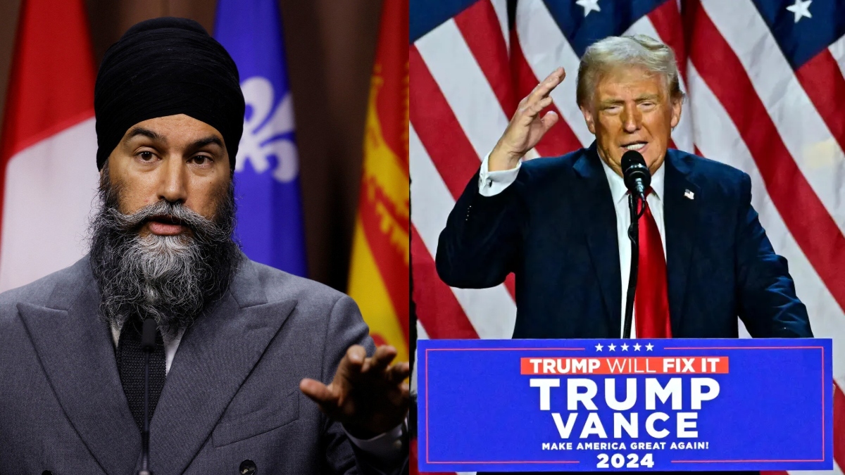 Canadian MP Jagmeet Singh called US President-elect Donald Turmp a 'bully'. X/AP Canadian MP Jagmeet Singh called US President-elect Donald Turmp a 'bully'. X/AP