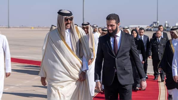 Qatar's Emir visits Syria, urges new interim President al-Sharaa to form inclusive govt