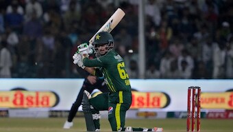Pakistan's Saim Ayub has been virtually ruled out of the 2025 Champions Trophy due to injury. AP 