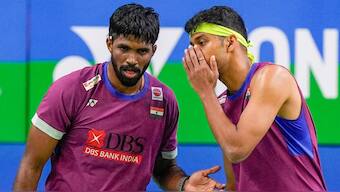 Satwik-Chirag lost to Malaysia's Goh Sze Fei and Nur Izzuddin 18-21, 14-21. Image: PTI
