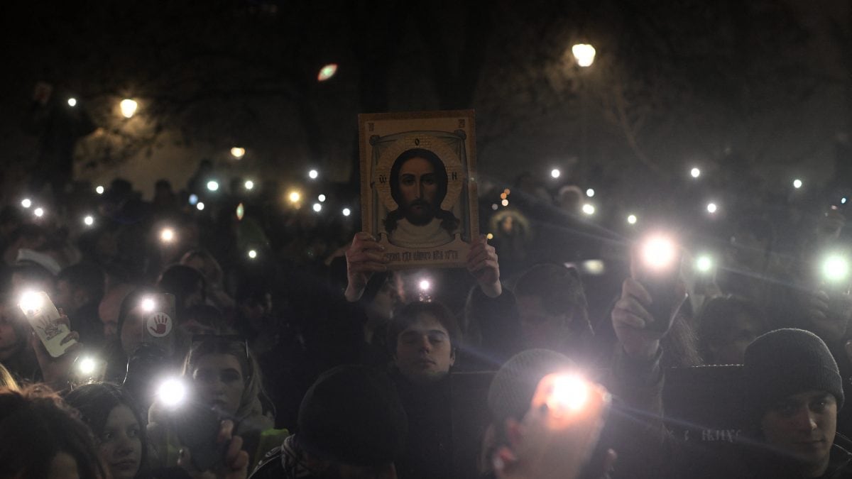 Serbia's students stage New Year's Eve protest demanding accountability for deadly train station collapse