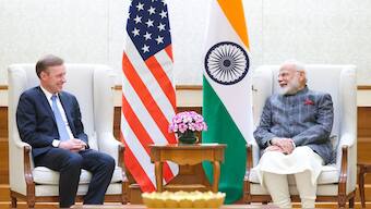 US NSA Jake Sullivan meets Prime Minister Narendra Modi during his visit to New Delhi. Source: X | @narendramodi
