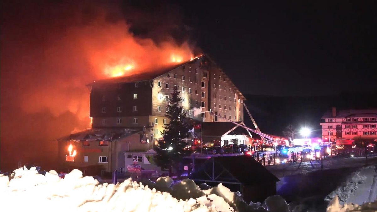 Turkey: Fire at ski resort kills 66, four people detained