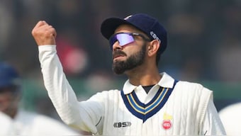 Follow live scores and scorecard from Railways vs Delhi Ranji Trophy match featuring Virat Kohli. Image: PTI 